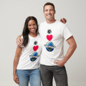 T-shirt Terre d'amour d'oeil (Unisexe)