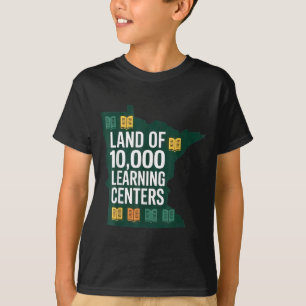 T-shirt Terre de 10 000 centres d'apprentissage Qualité de