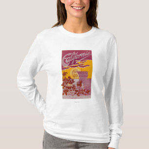 T-shirt Terre de la Californie d'affiche de promesse
