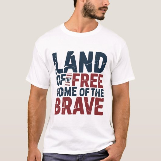 T-shirt Terre de la liberté (Devant)