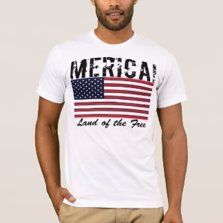 T-shirt Terre de l'Amérique de la chemise libre