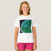 T-shirt Terre de l'espace (Devant entier)