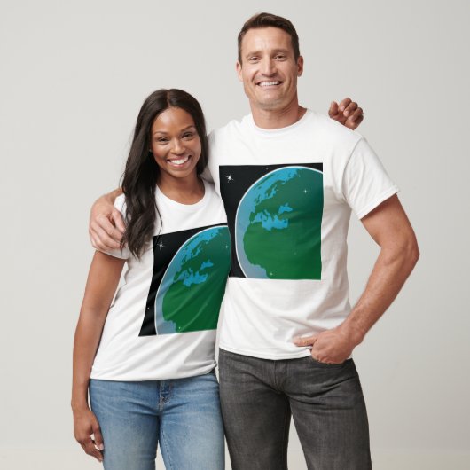 T-shirt Terre de l'espace (Unisexe)