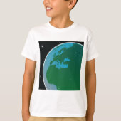 T-shirt Terre de l'espace (Devant)