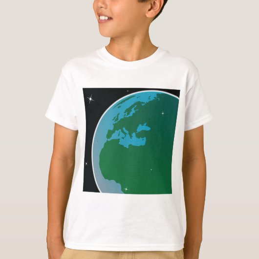 T-shirt Terre de l'espace (Devant)