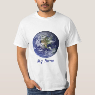 T-shirt Terre de l'espace, marbre bleu par la NASA