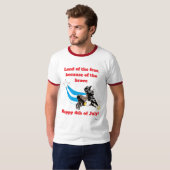 T-Shirt : Terre de liberté (Devant entier)
