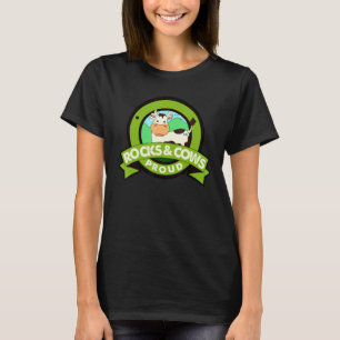 T-shirt Terre de rochers et de vaches Minnesota rural