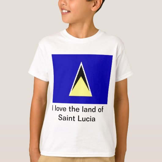 T-shirt Terre De Sainte-Lucia (Devant)
