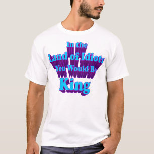T-shirt Terre des idiots