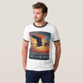 T-shirt "Terre des Libres, foyer des Braves" (Devant entier)