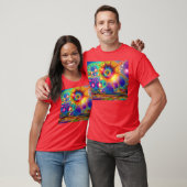 T-shirt Terre d'illuminations psychédéliques (Unisexe)