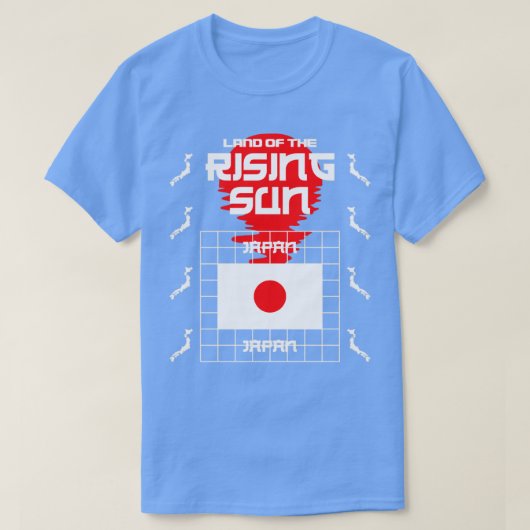 T-shirt Terre du soleil levant (Design devant)