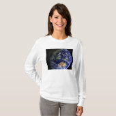 T-shirt Terre entière de l'espace montrant Australie (Devant entier)