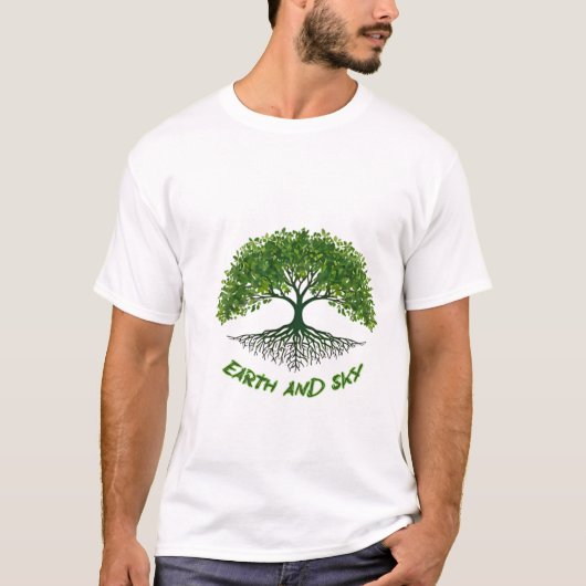 T-shirt Terre et ciel (Devant)