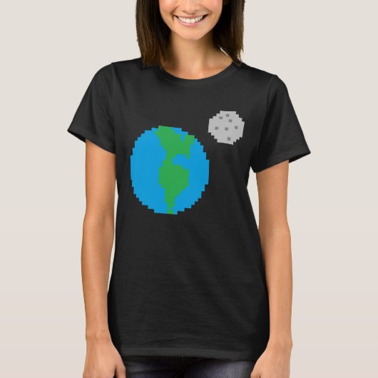 T-Shirt Terre et Lune (Devant)