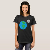 T-Shirt Terre et Lune (Devant entier)