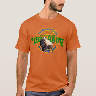 T-shirt Terre Haute Indiana cadeau d'État