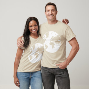 T-shirt Terre / Homme's American Apparel Fine Jersey V-nec