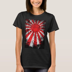 T-shirt Terre Japonaise Du Drapeau De Guerre Sun Nippon En