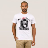 T-shirt Terre-Neuve doit aimer Drool (Devant entier)