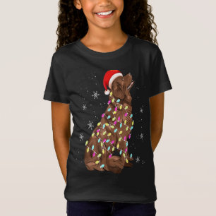 T-Shirt Terre-Neuve Noël Léger cadeau Amusant chien