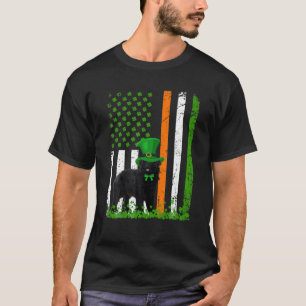 T-shirt Terre-Neuve Saint Patrick's Day Dogs Lover Amériqu
