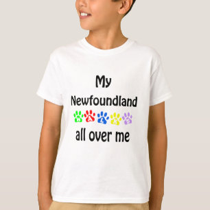 T-shirt Terre-Neuve Walks Design