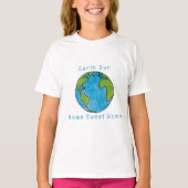 T-shirt Terre notre douce maison (Devant)