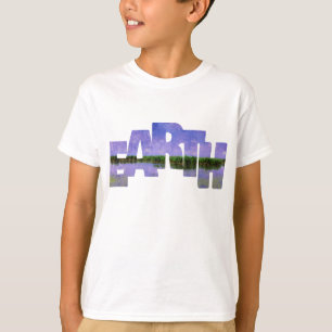 T-shirt Terre Notre maison Blue Summer Ciel et Eau