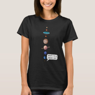 T-shirt Terre plate et n'oubliez jamais Pluton Société Fla