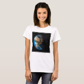 T-shirt Terre Pleine Montrant Des Nuages Simulés Sur L'Afr (Devant entier)