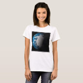 T-shirt Terre Pleine Montrant Des Nuages Simulés Sur L'Ant (Devant entier)