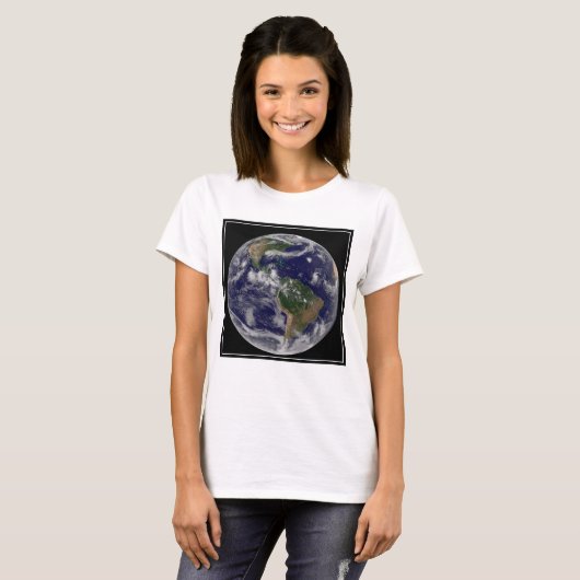 T-shirt Terre Pleine Montrant Divers Systèmes De Tempête T (Devant entier)