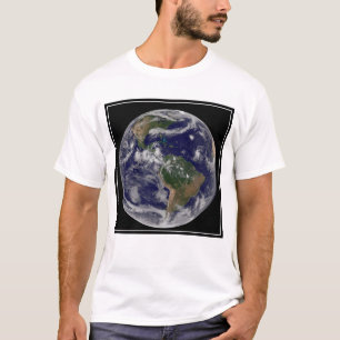 T-shirt Terre Pleine Montrant Divers Systèmes De Tempête T