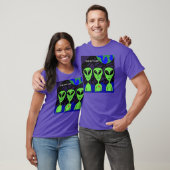 T-shirt Terre spatiale Alien UFO Martian (Unisexe)