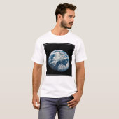T-shirt Terre Tirée De L'Aollo 8 Spacecraft. (Devant entier)