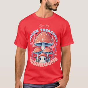 T-shirt Terre trésors cachés Champignons