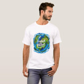 T-shirt Terre verte, Avenir lumineux (Devant entier)