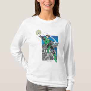 T-shirt Terres vertes de lanterne dans la ville