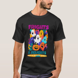 T-shirt Terreurs et Délices Attendent à La Fête Ce Soir