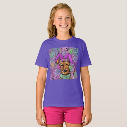 T-SHIRT TERRIER AIRDALÉ (Devant entier)