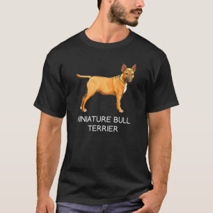 T-shirt Terrier Bull Miniature Chien Fou