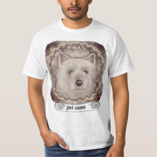 T-shirt Terrier Cairn (Devant)