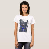 T-shirt Térrier de Skye Marin (Devant entier)