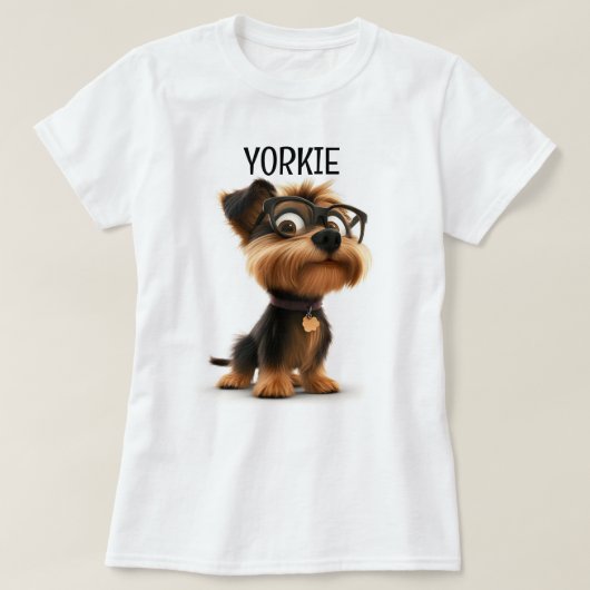 T-shirt Terrier du Yorkshire (Design devant)