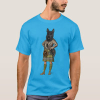 Terrier écossais à Kilt