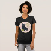 T-shirt Térrier Écossais Joue avec moi ! (Devant entier)