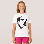 T-shirt Terrier Impertinent – Impression d'art Win (Devant entier)