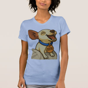 T-shirt Térrier jouet fox mignon bâillant